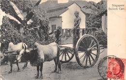 Oblitération - SINGAPOUR / Bullock Cart - Petit Défaut - Singapour