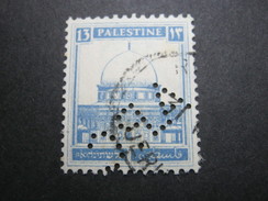 PALESTINA  Firmenlochung,perfin - Palestine