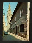 Santo Domingo De La Calzada - Parador Nacional / Ed. FISA N° AN 1 /  Non Voyagée / Animée Voitures 404 Tour Hotel - La Rioja (Logrono)