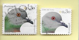 TIMBRES - STAMPS - PORTUGAL -2003 - OISEAUX - PIGEON DES ROCHES - TIMBRES OBLITÉRÉE - Used Stamps
