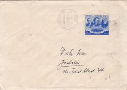 CARAGIALE NATIONAL THEATRE ANNIVERSARY, STAMPS ON COVER, 1969, ROMANIA - Brieven En Documenten
