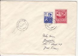 PUBLIC WORKERS' CONFERENCE, STAMPS ON COVER, 1969, ROMANIA - Brieven En Documenten