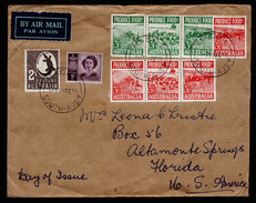 A4353) Australia Australien Airmail Cover From Magill 4.2.53 - Covers & Documents