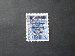 JUGOSLAVIA JUGOSLAVIJA 1941 SEGNATASSE LUBIANA 2d AZZURRO SOPRASTAMPA IN CARATTERI DIFFERENTI - Impuestos