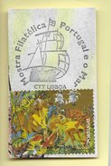 TIMBRES - STAMPS - PORTUGAL - 2000 - 500 ANS LA DÉCOUVERTE DU BRÉSIL - FRAGMENT AVEC TIMBRE OBLITÉRÉ CACHET 1er. JOUR - Used Stamps