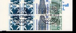 Markenheftchen Bund Gestempelt  MH 25 A Stempel Frankfurt - 1971-2000