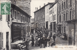 CPA 1908 BELMONT - Rue De L'église (A163) - Belmont De La Loire