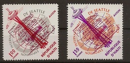 HAITI 1963, Peacefull Use Of Space Purple Surcharged - Other & Unclassified