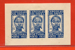 PORTUGAL  N°572/74  FEUILLET ESSAIS EN BLEU - Ensayos & Reimpresiones