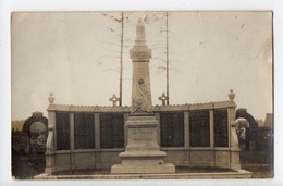 BRUAY Sur ESCAUT - 59 - Nord - CARTE PHOTO - Le Monument Aux Morts - Bruay Sur Escaut