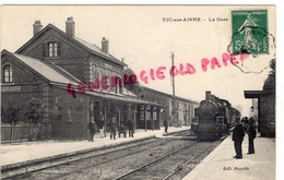 02 - VIC SUR AISNE - LA GARE - Vic Sur Aisne