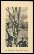 MOÇAMBIQUE - Pae, Mae E Filho  ( Ed. J. Fernandes Moinhos Nº 201) Carte Postale - Mozambique