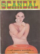 CULT EPOCA VINTAGE -SCANDAL Rivista Erotica  N.1   (30810) - Premières éditions