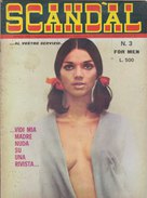 CULT EPOCA VINTAGE - SCANDAL -Rivista Erotica N. 3 Del Marzo 1969 (30810) - Prime Edizioni