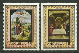 Anguilla   "Easter 1969"   Set   SC# 68-69   MNH** - Anguilla (1968-...)