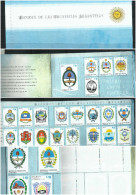 O) 2016 ARGENTINA, COAT OF ARMS OF ARGENTINE PROVINCES -ARMOIRIES, BOOKLETS, XF - Carnets