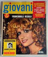 GIOVANI TV - DEL 29 GENNAIO 1970 -CON MINA   (CART 52) - Musik