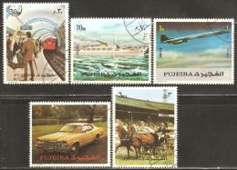 Fujeira 1973 Mi# 1289-1293 A Used - Traffic / Transport - Other & Unclassified
