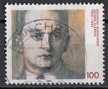 1767 Germania 1992 Jochen Klepper (1903-1942) Teologo Scrittore Poeta Viaggiato Used Bundespost Germany - Theologians