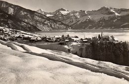 Sigriswil Im Winter Mönch Und Jungfrau ( 2 Scan Timbre Johana Spyri - Sigriswil