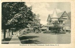 Cpa SOUTH RIVER - N J - Residence Of Edward Whitehead - Otros