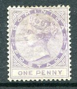 Dominica 1883-86 QV (Wmk. Crown CA) - 1d Lilac HM (SG 14) - Dominique (...-1978)