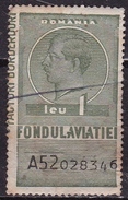 Romania Documentation Stamp 1 Lei Green - Steuermarken