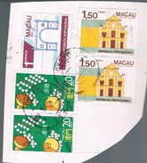 Macau, 1986, # 462, 476, 553, Fragmento, Used - Gebraucht