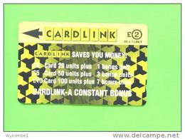 UK - Magnetic Phonecard/Cardlink £2 - Emissions Entreprises