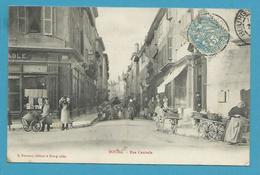 CPA Marchands Ambulants Marchands De Lait Boucher Rue Centrale  BOURG 01 - Andere & Zonder Classificatie