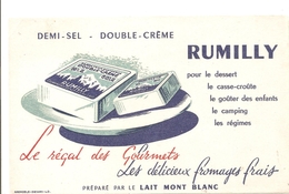 Buvard RUMILLY Le Régal Des Gourmets Les Délicieux Fromages Frais - Produits Laitiers