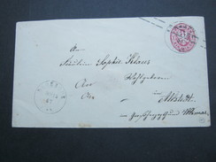 1867 , SUDERODE , Klarer Stempel Af Ganzsache - Enteros Postales
