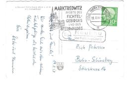 Deutschland - Fichtelberg Mit Ochsenkopf - Landpost - Landpoststempel 13a Neubau über Fichtelberg - Marktredwitz