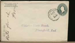 USA -  Intero Postale - Da MOORESVILLE ( Carolina Del Nord )   DEC 24 1898 - ...-1900