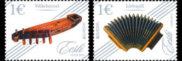 Estonia 2014 - Europa 2014 – National Music Instruments Stamp Set Mnh - 2014