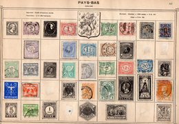 PAYS BAS.....ENVIRON 50 TIMBRES TOUTES EPOQUES VOIR SCANS - Andere & Zonder Classificatie