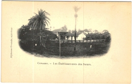 Carte Postale Ancienne De CONAKRY- Les établissements Des Soeurs - Guinée