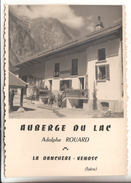 38 La Danchere-venosc Auberge Du Lac Adolphe Rouardale - Vénosc