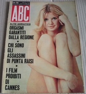 ABC- ATTUALITà E COSTUMI - N. 21 DEL 26 MAG. 1972 (240914) - Premières éditions