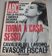 ABC- ATTUALITà E COSTUMI - N. 39 DEL 18 OTT. 1968 (240914) - First Editions