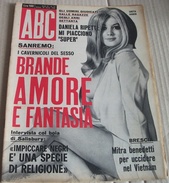 ABC- ATTUALITà E COSTUMI - N. 12 DEL 24 MAR. 1968 (240914) - Premières éditions