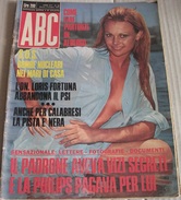 ABC- ATTUALITà E COSTUMI - N. 40 DEL 6 OTT. 1972 (240914) - Premières éditions