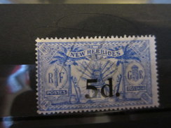 VEND TIMBRE DES NOUVELLES-HEBRIDES N° 79 , NEUF AVEC CHARNIERE !!!! - Nuovi