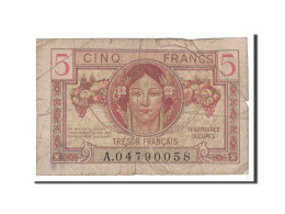 Billet, France, 5 Francs, 1947, Undated, TB+, Fayette:VF29.1, KM:M6a - 1947 Staatskasse Frankreich