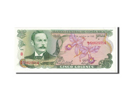 Billet, Costa Rica, 5 Colones, 1989, 1989-10-04, KM:236d, NEUF - Costa Rica