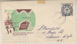 Macquarie Island 1954 Anare 1v  FDC (34128) - FDC