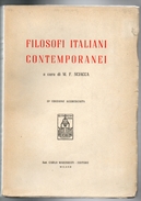 FILOSOFI ITALIANI CONTEMPORANEI 1946 - Histoire, Philosophie Et Géographie