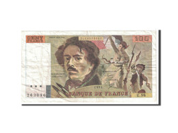 Billet, France, 100 Francs, 1984, Undated, TTB, Fayette:69.8b, KM:154b - 100 F 1978-1995 ''Delacroix''