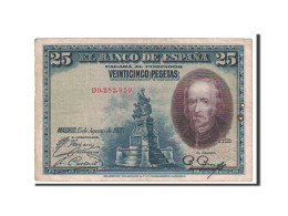 Billet, Espagne, 25 Pesetas, 1928, 1928-08-15, KM:74b, TTB - 1-2-5-25 Peseten