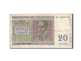 Billet, Belgique, 20 Francs, 1956, 1956-04-03, KM:132b, TTB - 20 Franchi